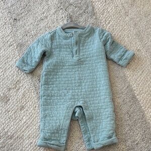Janie and Jack Soft Teal Kids Footie